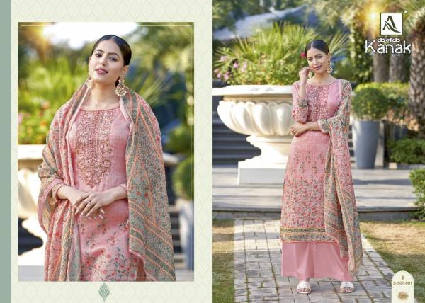 Alok Kanak Fancy Jam Cotton Printed Casual Wear Dress Material Collection
